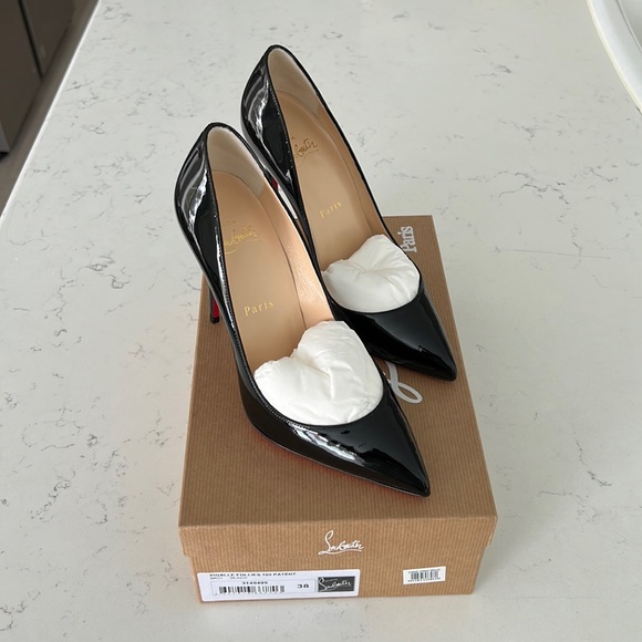 Christian Louboutin Shoes - Christian louboutin black pigalle follies 100mm